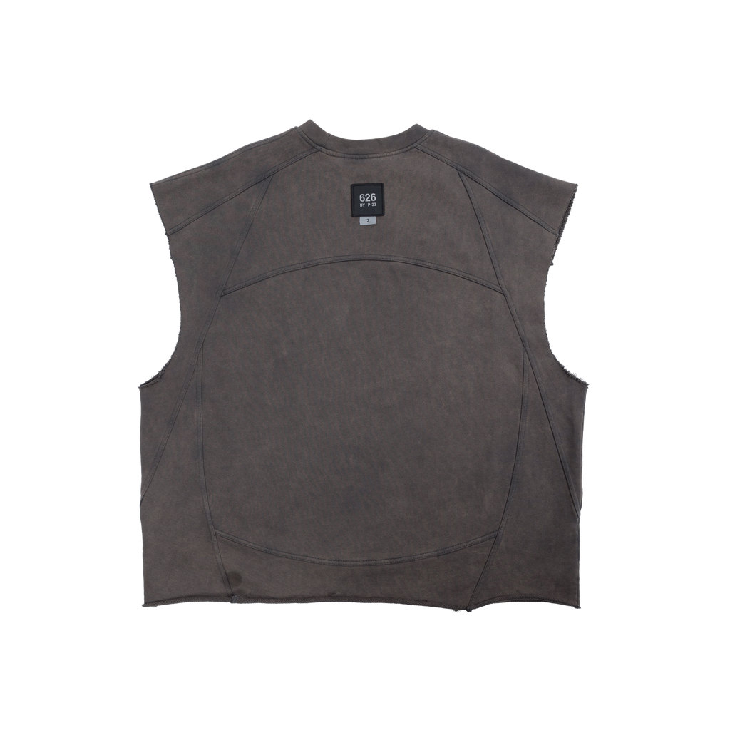 626 BAT PANEL TANK TOP - GREY