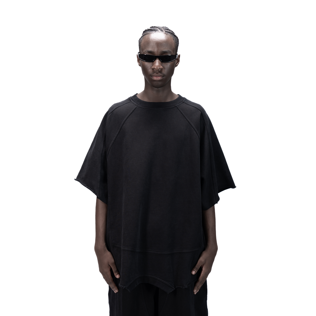 626 BAT PANEL T-SHIRT - BLACK