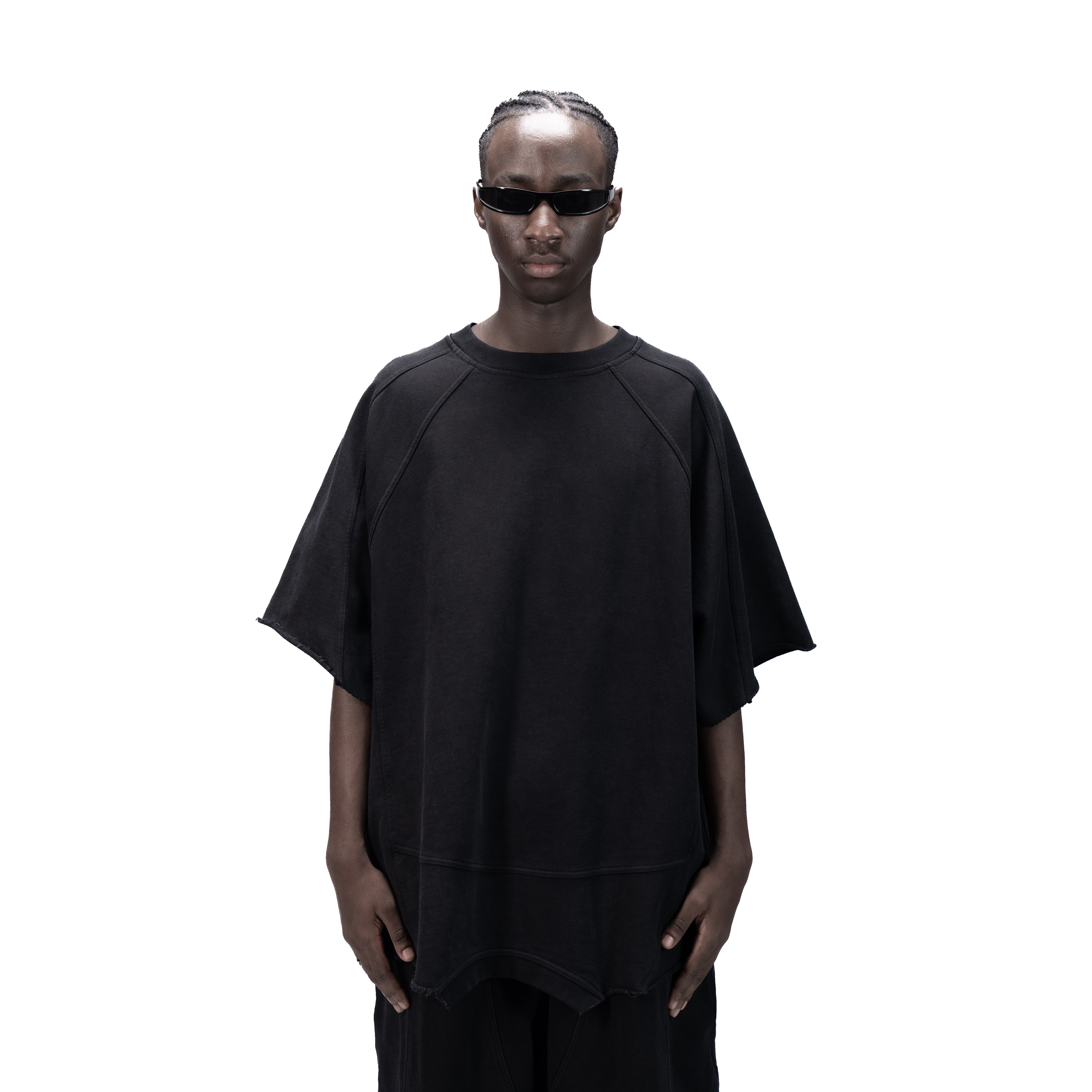 626 BAT PANEL T-SHIRT - BLACK