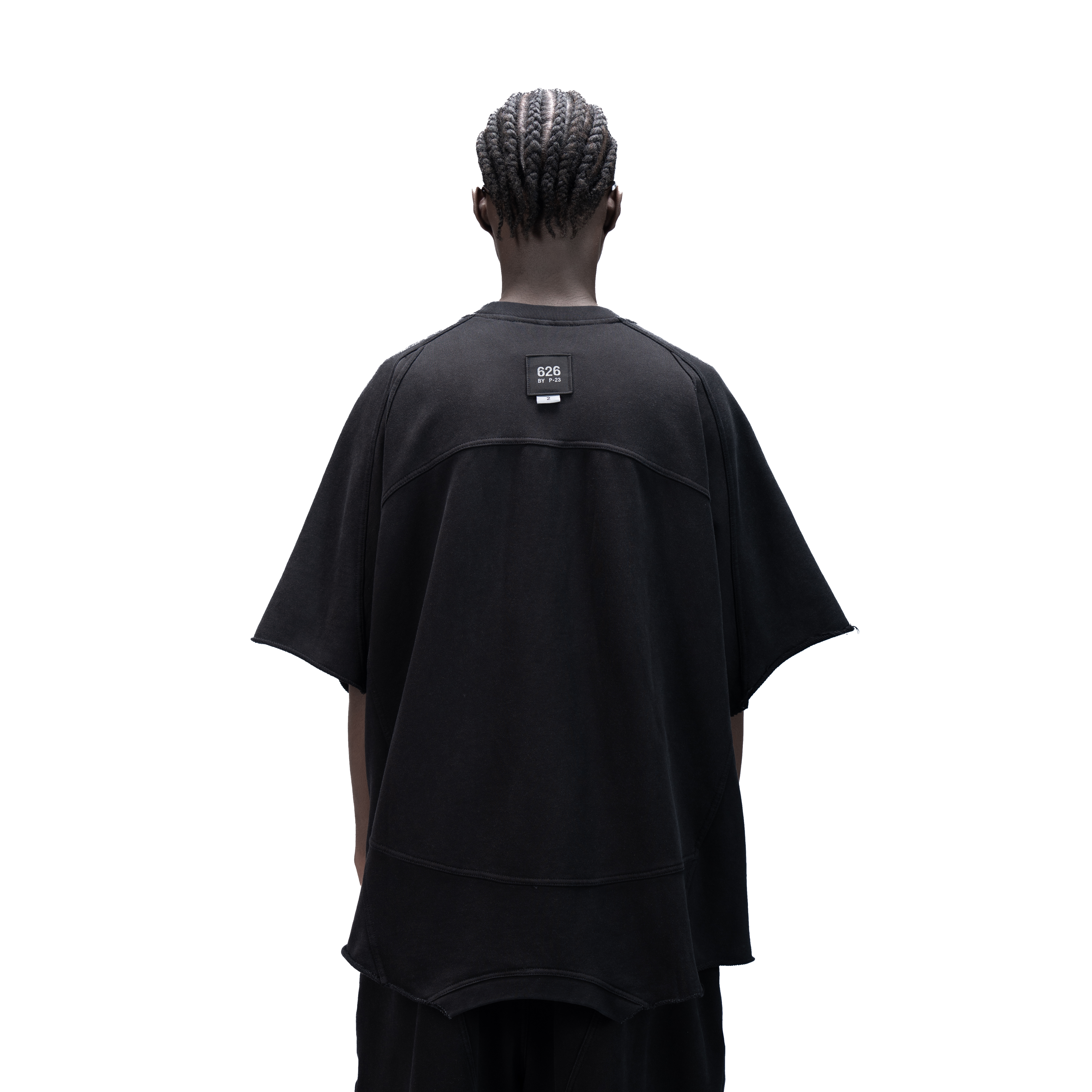 626 BAT PANEL T-SHIRT - BLACK