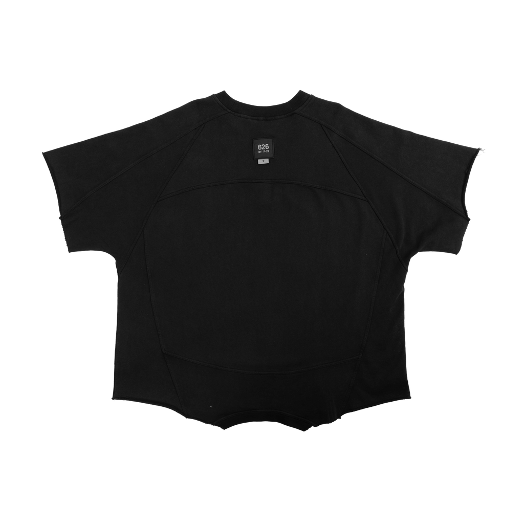 626 BAT PANEL T-SHIRT - BLACK