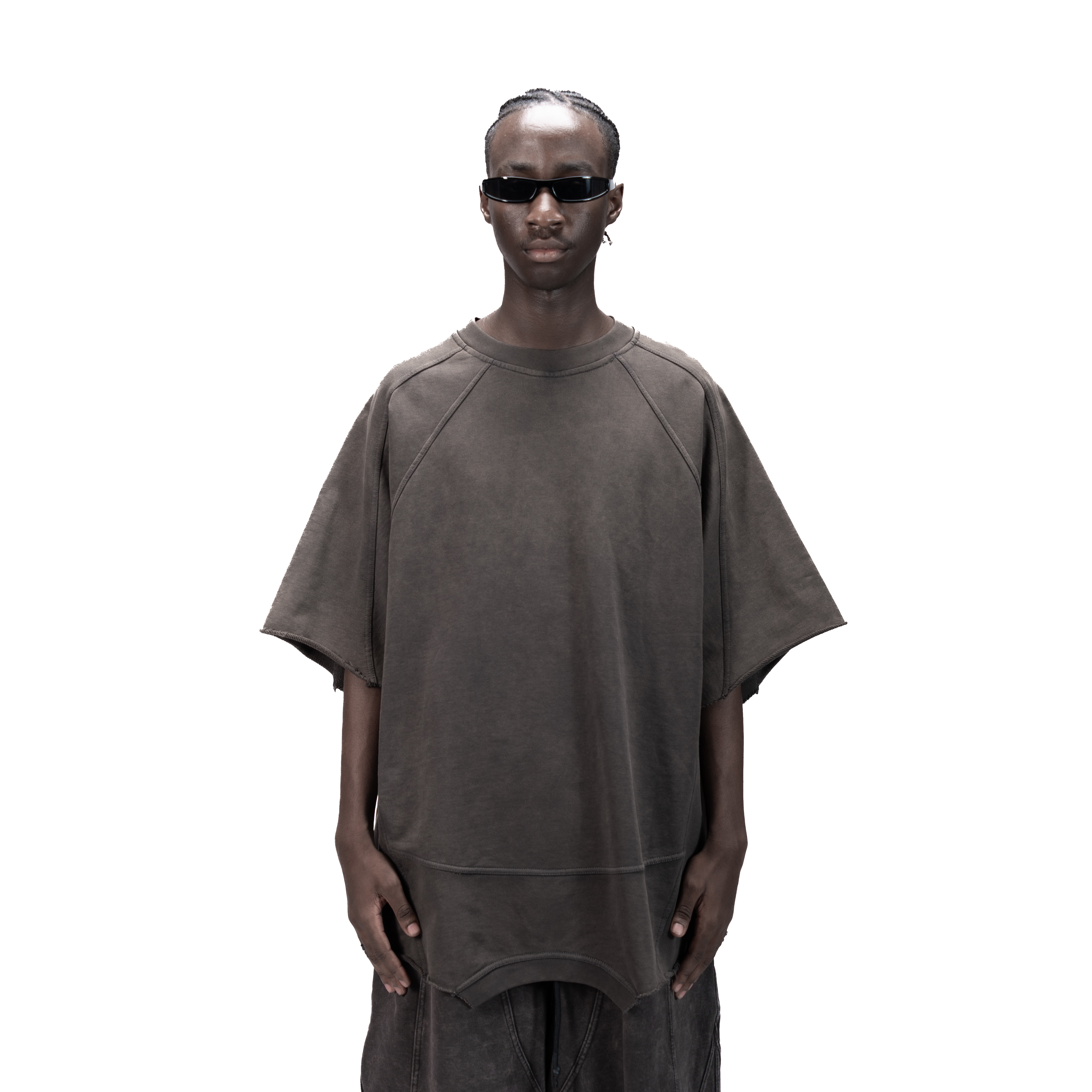 626 BAT PANEL T-SHIRT - GREY