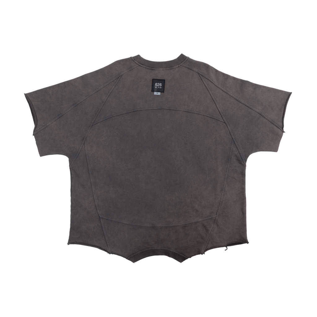 626 BAT PANEL T-SHIRT - GREY
