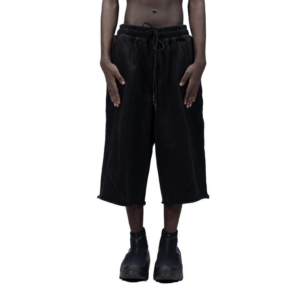 626 BAT PANEL JORTS - BLACK