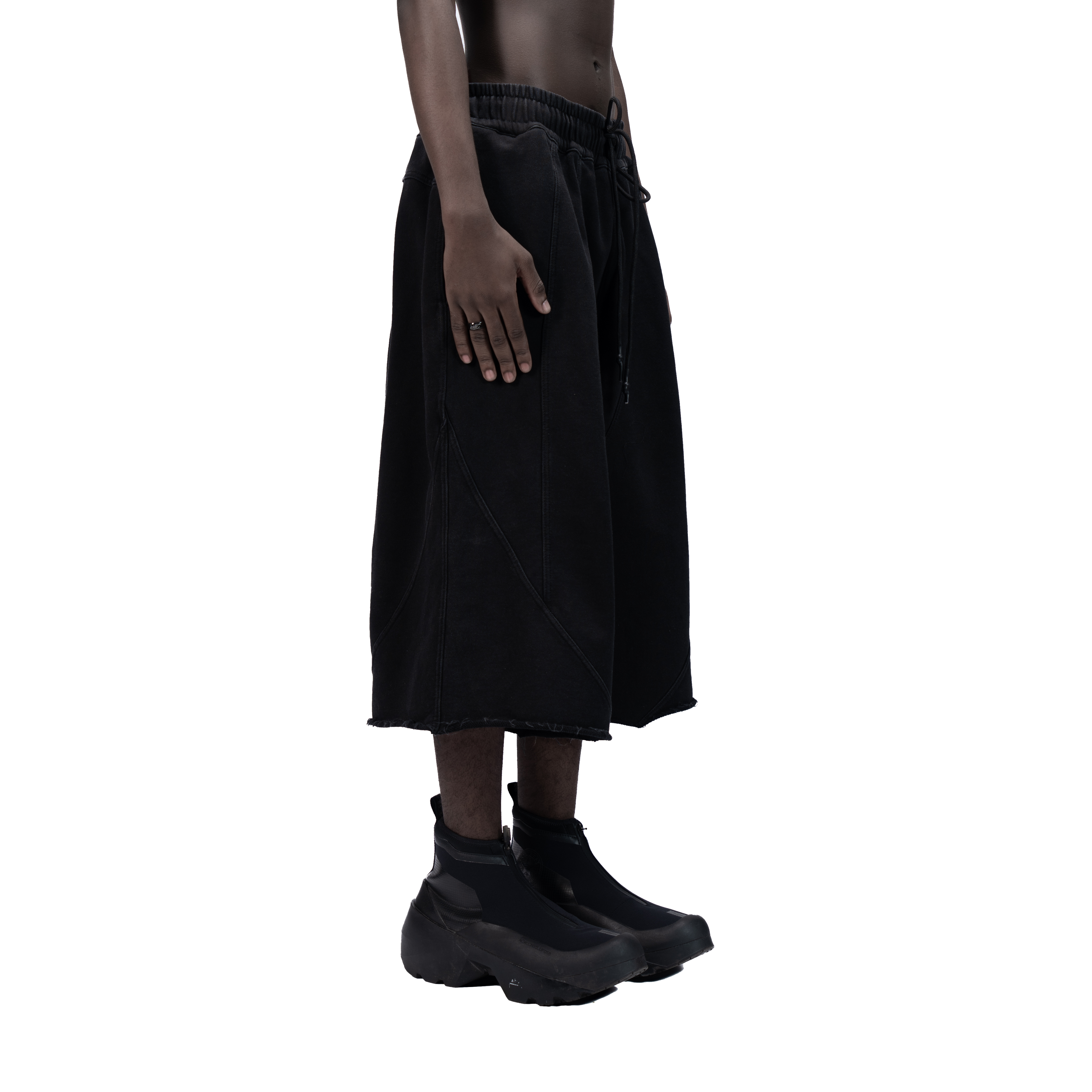 626 BAT PANEL JORTS - BLACK