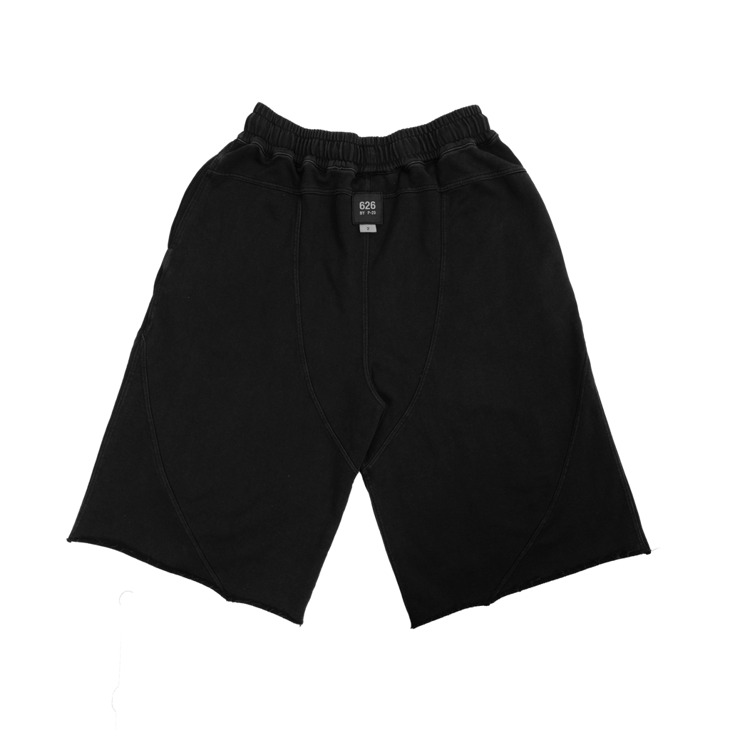 626 BAT PANEL JORTS - BLACK