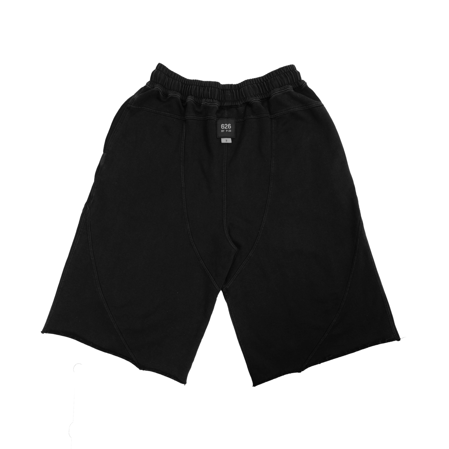 626 BAT PANEL JORTS - BLACK