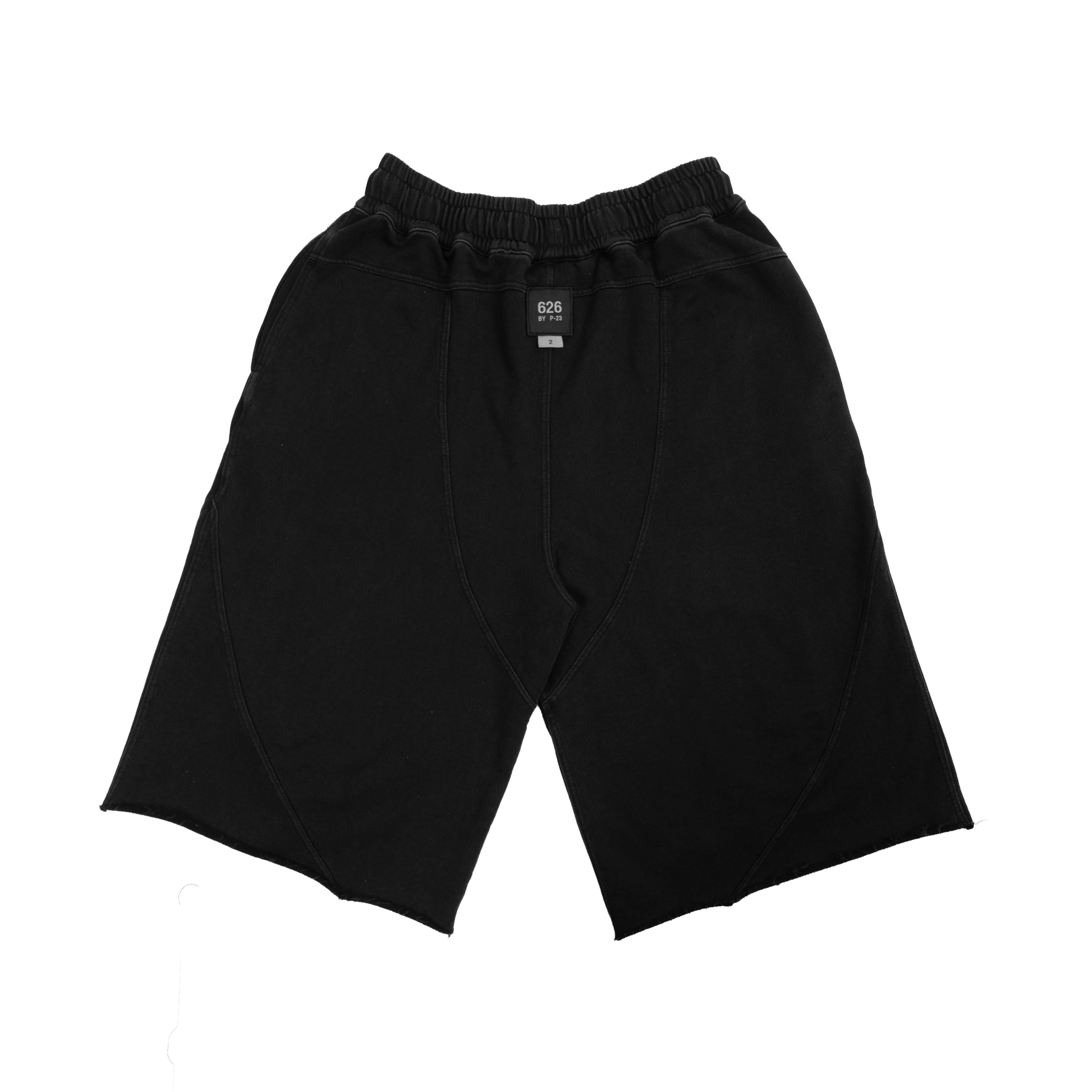 626 BAT PANEL JORTS - BLACK