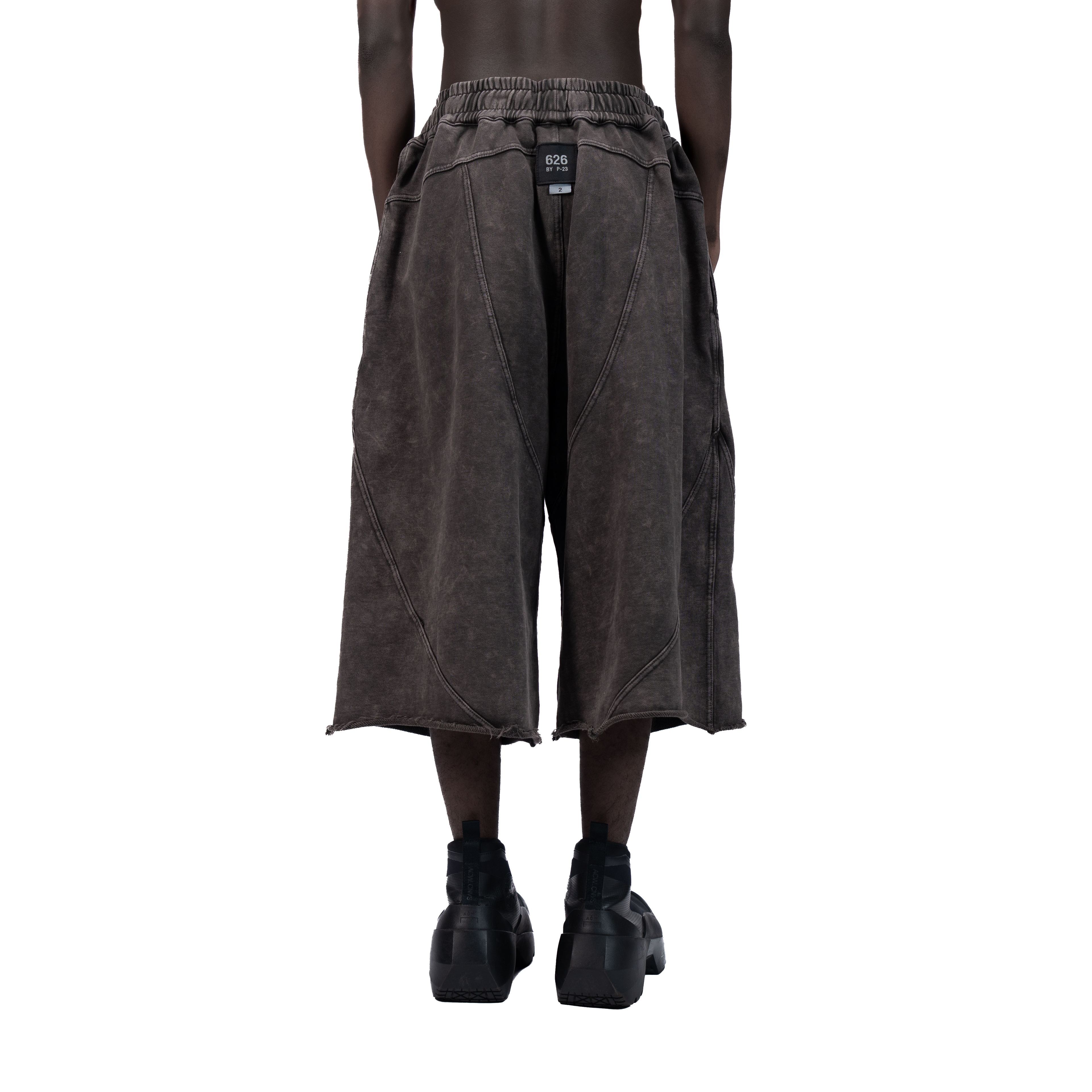 626 BAT PANEL JORTS - GREY