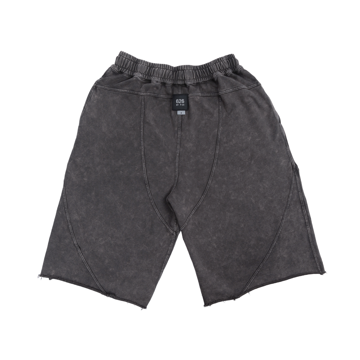 [PRE-ORDER] 626 BAT PANEL JORTS - GREY